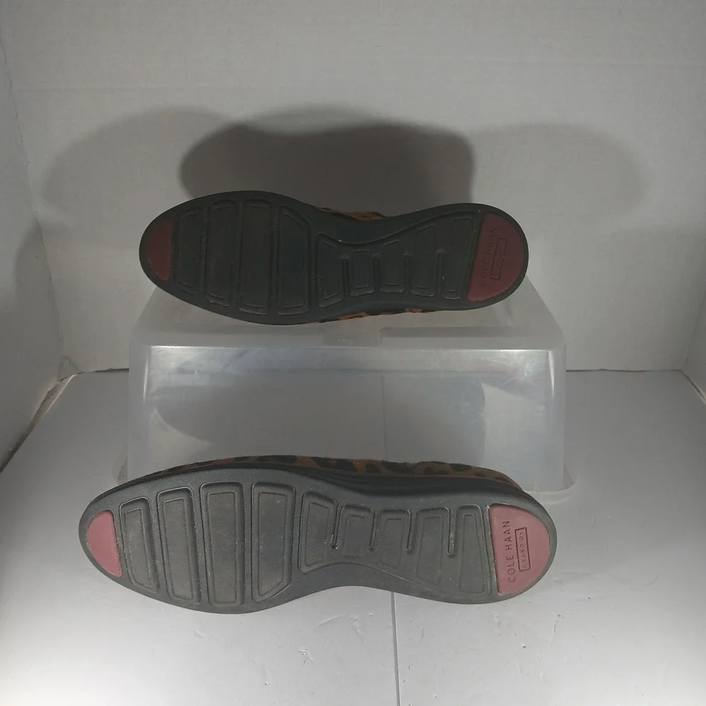 Cole Haan OriginalGrand Oxford 7B Leopard Calf Hair Wingtip Mob Wife‎ Indie